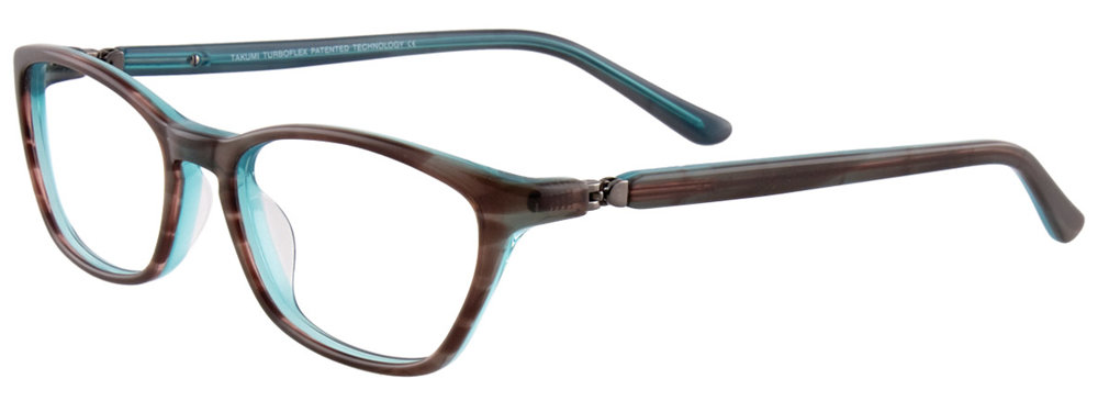 TAKUMI TK901 Eyeglasses 010 Clear Dark Brown 50mm