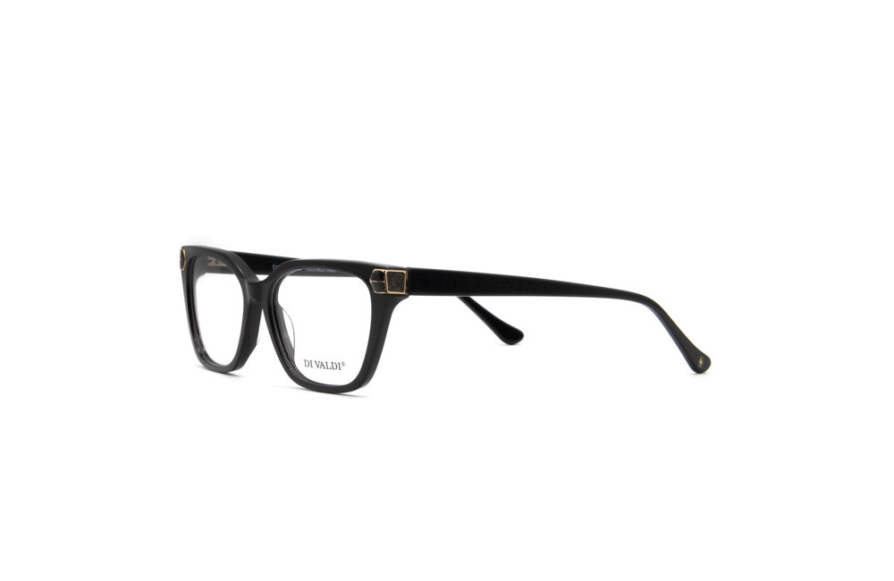 DIVALDI OPT DVO8276 Eyeglasses 090 SHINNY BLACK 54mm