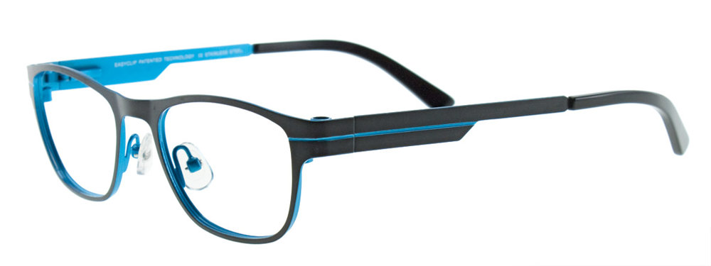 EASYCLIP EC269 Eyeglasses 090 Matt Black & Blue 45mm