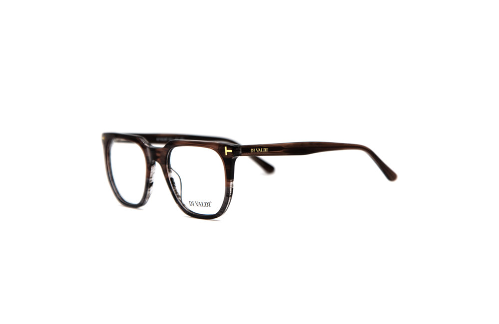 DIVALDI OPT DVO8227 Eyeglasses 010 DEMI BROWN&BOTTOM DEMI GREY 53mm