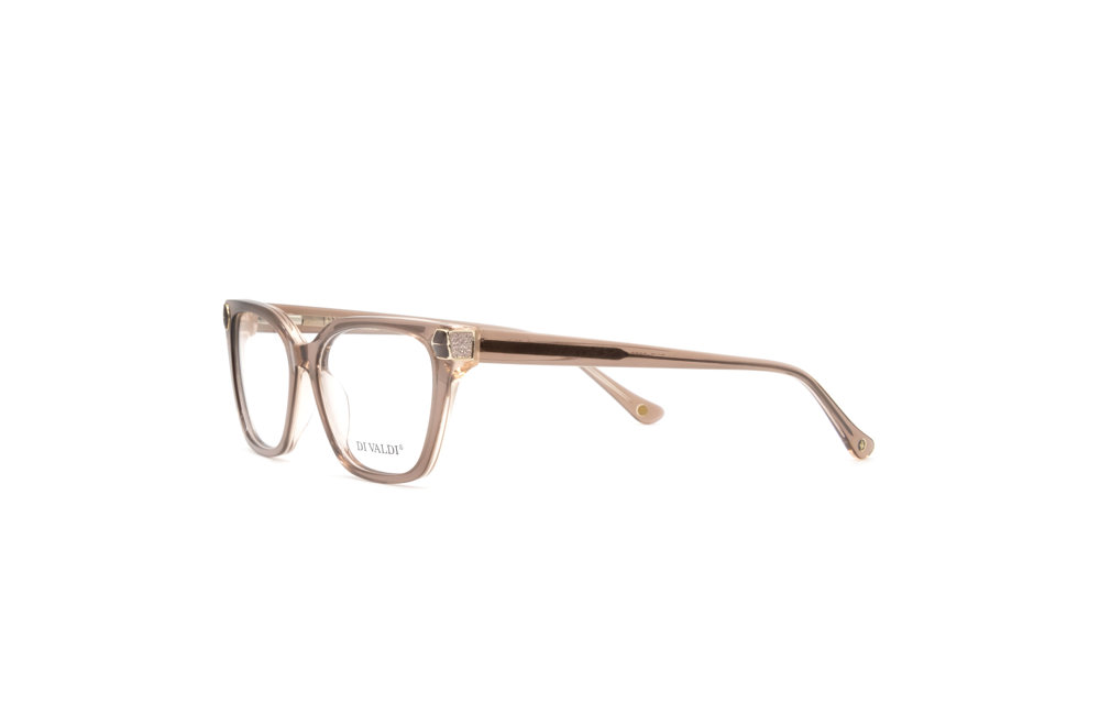 DIVALDI OPT DVO8276 Eyeglasses 010 CLEAR BROWN 54mm