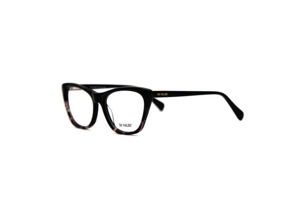 DIVALDI OPT DVO8231 Eyeglasses 090 BLACK+DEMIDARK GREY PINK 53mm