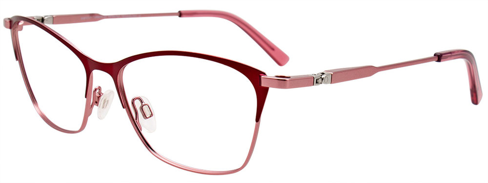 EASYCLIP EC541 Eyeglasses 030 Matt Light Pink & Matt Red 53mm