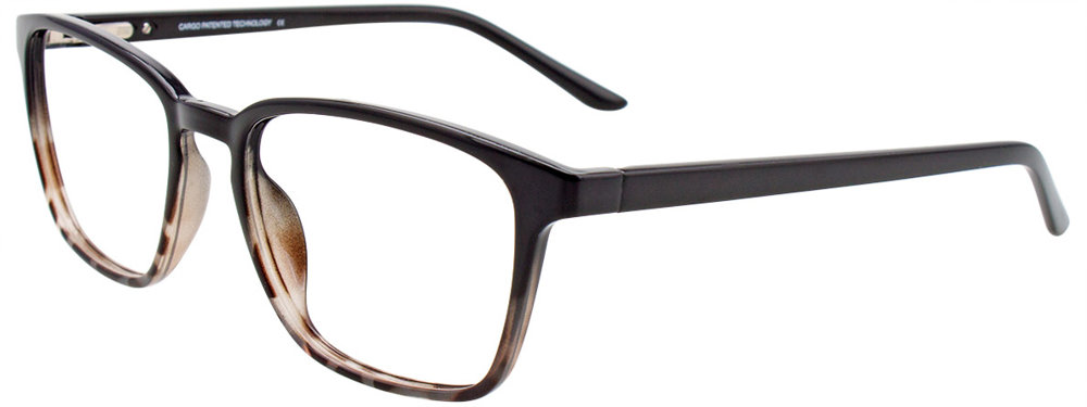 CARGO C5052 Eyeglasses 090 Black & Black Marbled 53mm
