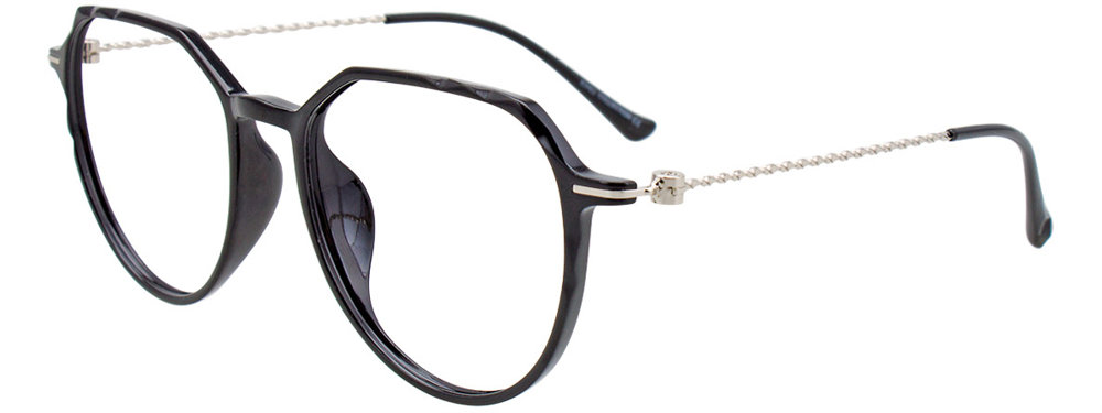 I CHILL C7016 Eyeglasses 090 Black & Silver 52mm