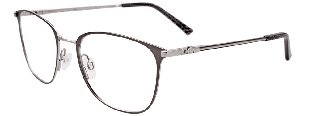 EASYTWIST ET999 Eyeglasses 020-Matt-Grey-&-Shiny-Steel 52mm