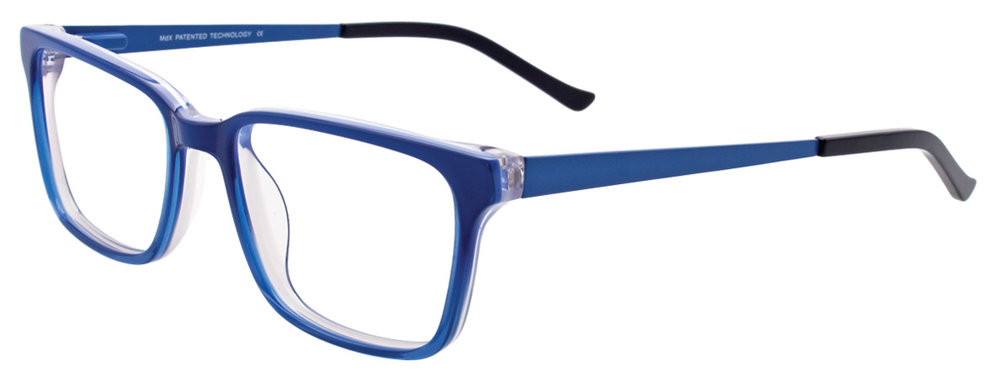 MDX MAGNETIC S3314 Eyeglasses 050 Blue & Light Blue & Crystal 50mm