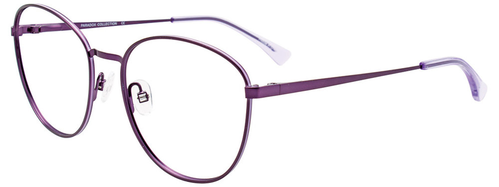 PARADOX P5065 Eyeglasses 080 Satin Dark Purple & Light Purple 52mm