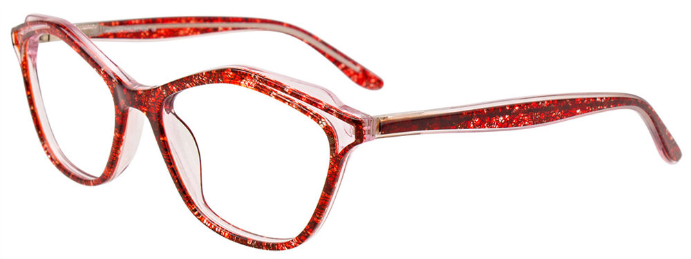 PARADOX P5074 Eyeglasses 030 Red & Crystal 52mm