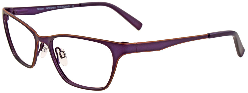 TAKUMI TK949 Eyeglasses 080 Satin Purple & Caramel 52mm