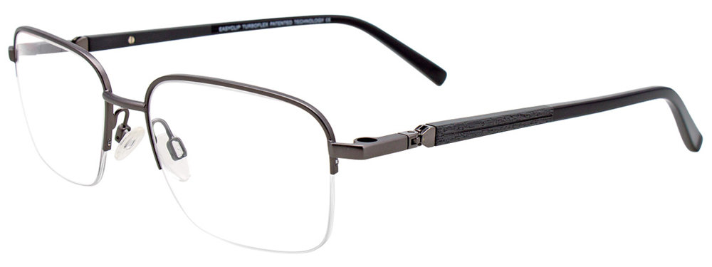 EASYCLIP EC468 Eyeglasses 020 Satin Dark Grey 53mm