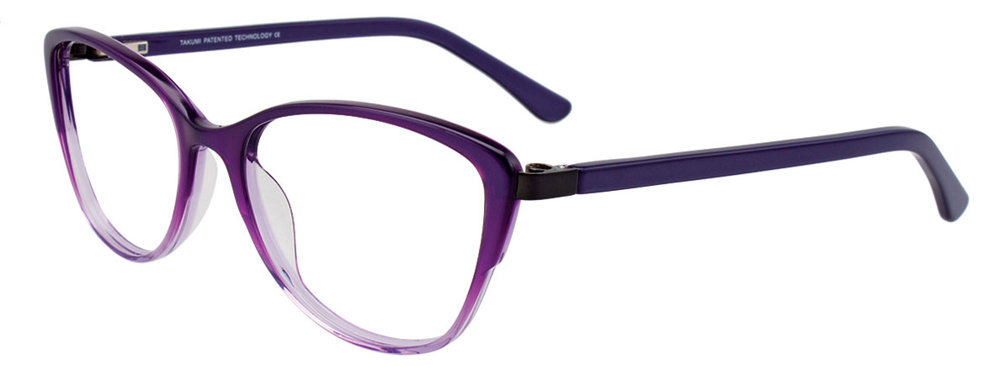 TAKUMI TK1037 Eyeglasses 080 Purple Pearl & Purple Crystal 53mm