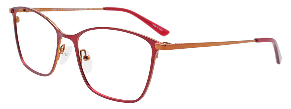 EASYCLIP EC532 Eyeglasses 035 Satin Red & Bronze 54mm