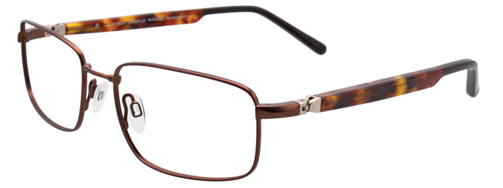 EASYTWIST ET961 Eyeglasses 010 Satin Brown 53mm