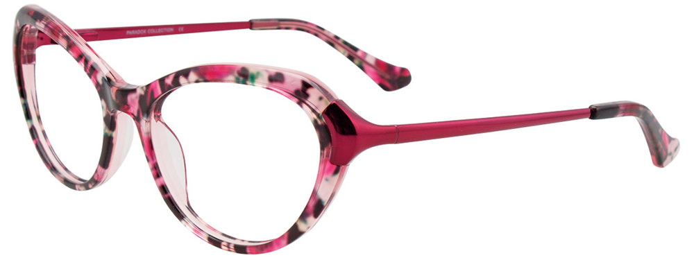 PARADOX P5050 Eyeglasses 030 Pink Marbled & Dark Pink 52mm