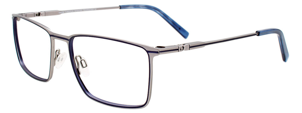TAKUMI TK1115 Eyeglasses 020 Matt Steel & Dark Blue 54mm