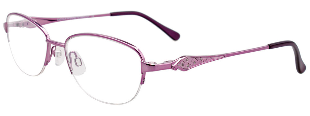 EASYCLIP EC479 Eyeglasses 080 Shiny Purple 51mm