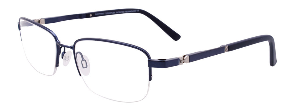 TWIST&CLIP CT255 Eyeglasses 050 Satin Blue 53mm