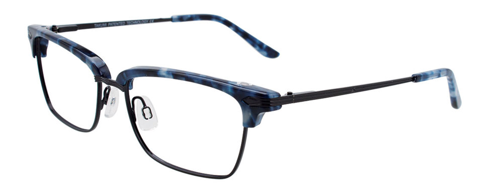 TAKUMI TK1052 Eyeglasses 050 Demi Blue & Black 52mm