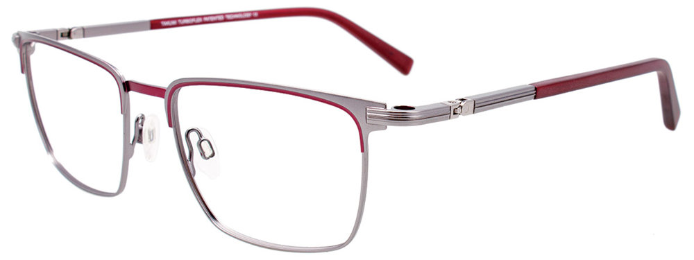 TAKUMI TK1147 Eyeglasses 020 Matt Steel & Matt Burgundy 51mm