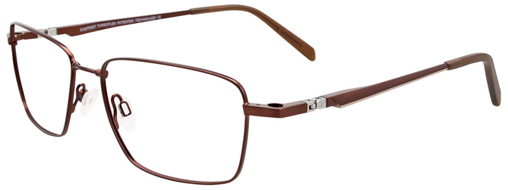 TWIST&CLIP CT257 Eyeglasses 010 Satin Dark Brown 55mm