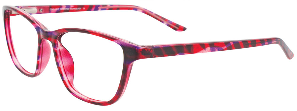 COOLCLIP CC841 Eyeglasses 030 Red Marbled 49mm