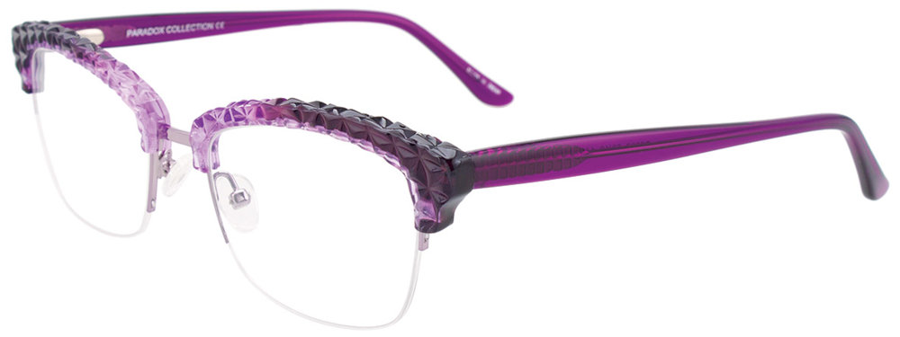 PARADOX P5036 Eyeglasses 080 Dark & Light Purple 53mm