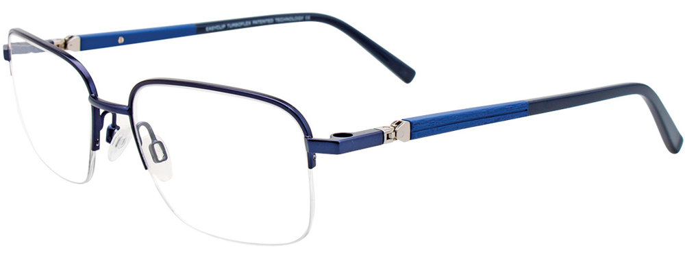 EASYCLIP EC468 Eyeglasses 050 Satin Navy 53mm