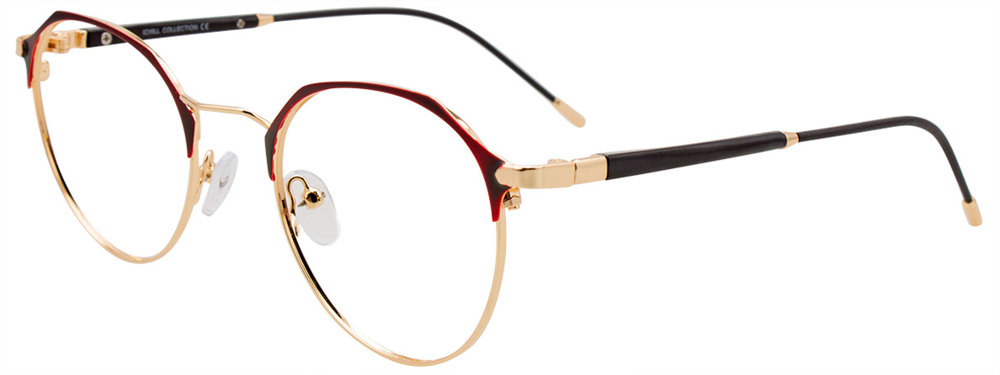I CHILL C7022 Eyeglasses 030 Dark Red & Gold 49mm