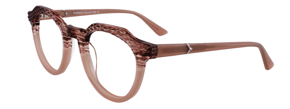 PARADOX P5033 Eyeglasses 010 Brown Crystal & Light Brown 47mm