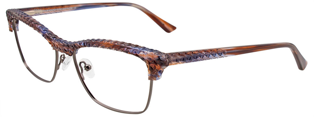PARADOX P5048 Eyeglasses 010 Marbled Brown & Dark Grey 54mm