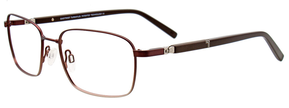 EASYTWIST ET990 Eyeglasses 010 Matt Dark Brown 53mm