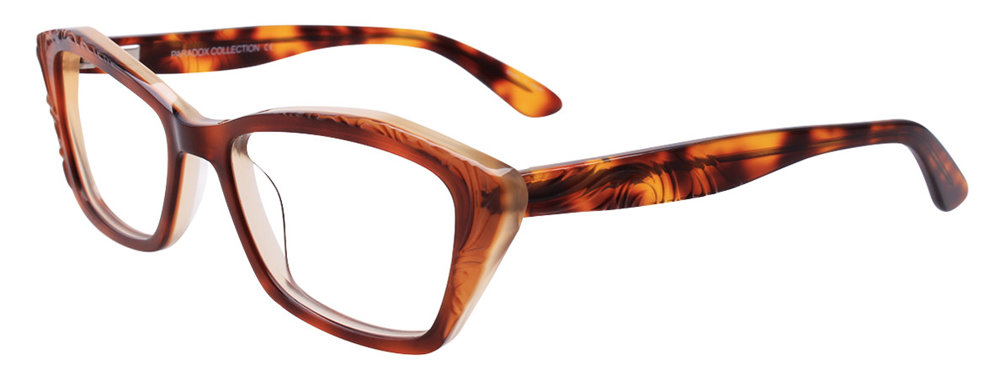 PARADOX P5021 Eyeglasses 010 Demi Brown 52mm