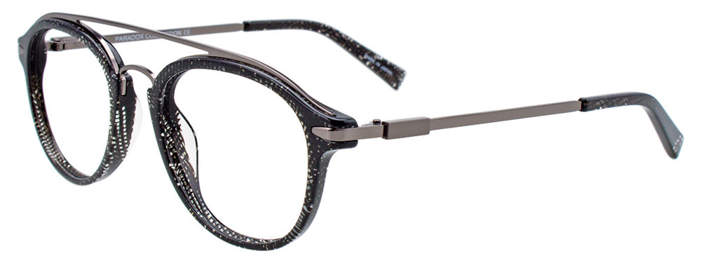 PARADOX P5027 Eyeglasses 090 Black & Crystal 49mm
