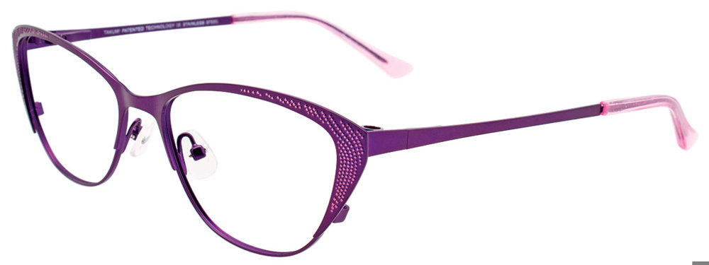 TAKUMI TK1072 Eyeglasses 080 Satin Purple & Pink 53mm