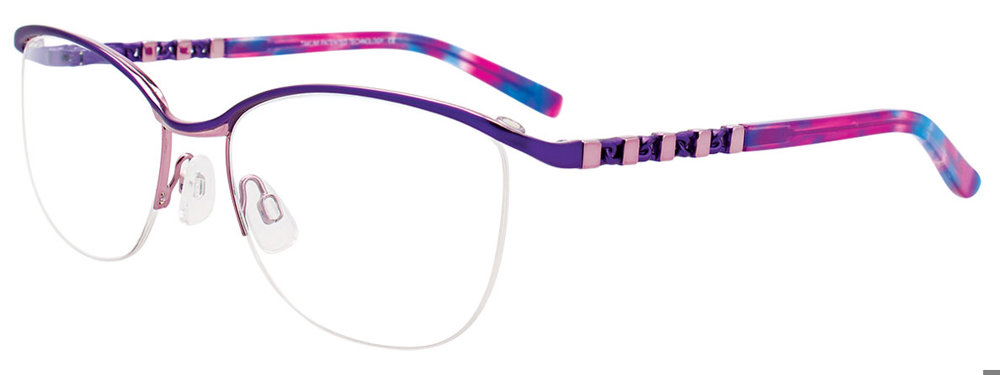 TAKUMI TK1083 Eyeglasses 080 Satin Purple & Shiny Light Purple 55mm
