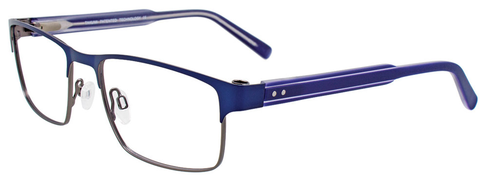 TAKUMI TK1033 Eyeglasses 050 Satin Dark Blue & Dark Grey 53mm