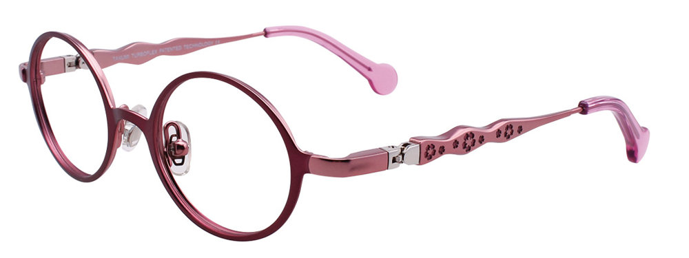 TAKUMI TK1040 Eyeglasses 030 Satin Dark Pink & Light Pink 39mm