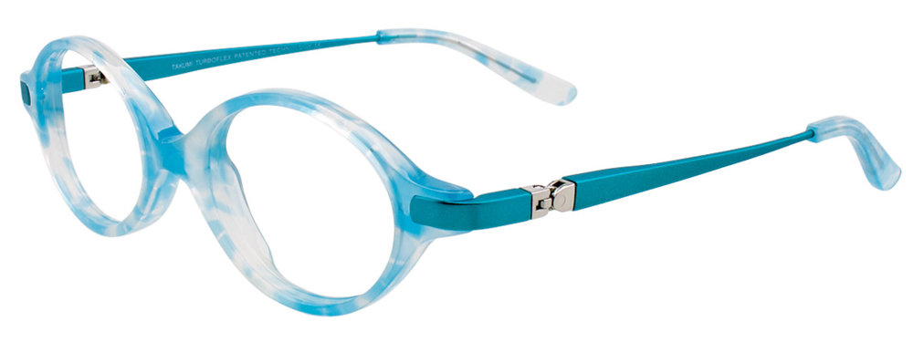 TAKUMI TK1042 Eyeglasses 050 Light Blue & Crystal 40mm