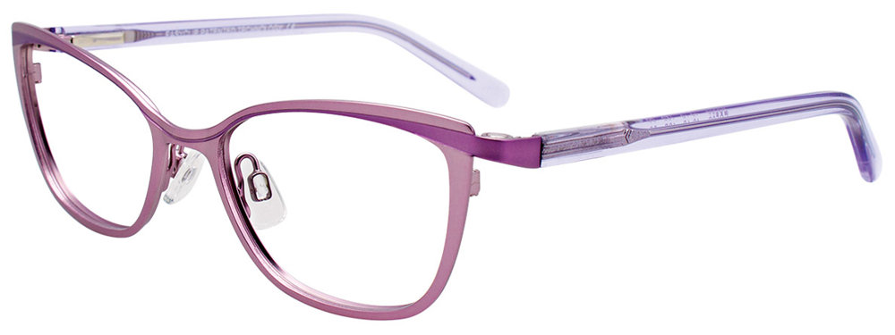 EASYCLIP EC509 Eyeglasses 080 Satin Light Purple & Purple 48mm