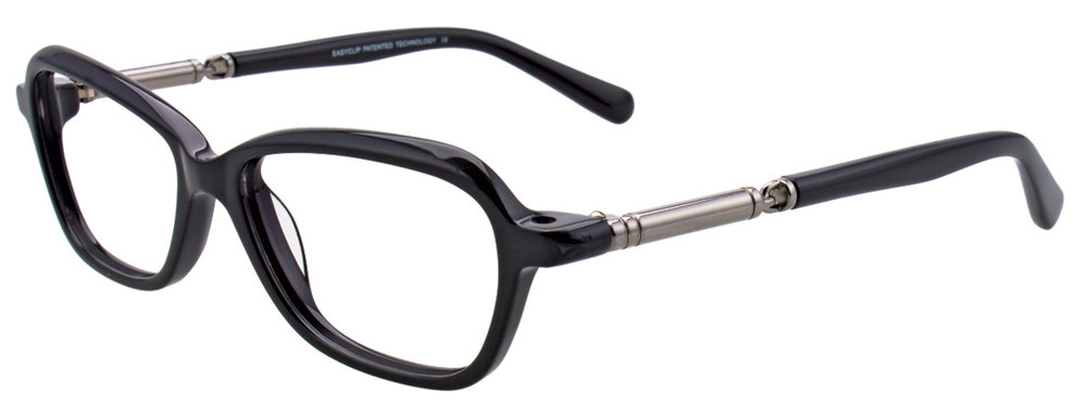 EASYCLIP EC336 Eyeglasses 090 Black 52mm