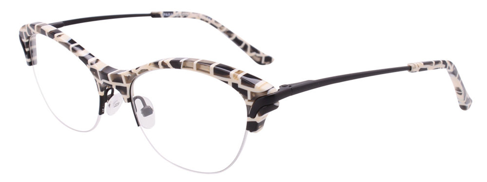PARADOX P5043 Eyeglasses 090 Black & White 52mm