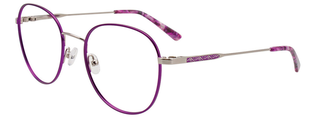 TAKUMI TK1140 Eyeglasses 080 Satin Violet & Shiny Grey 53mm