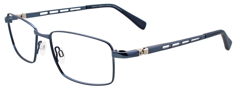 EASYCLIP EC371 Eyeglasses 050 Satin Steelblue 55mm