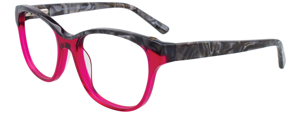 TAKUMI TK1018 Eyeglasses 030 Crystal Pink & Marbled Pearl Grey 54mm