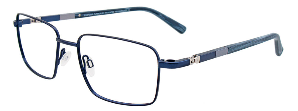 EASYCLIP EC436 Eyeglasses 050 Satin Dark Blue 55mm