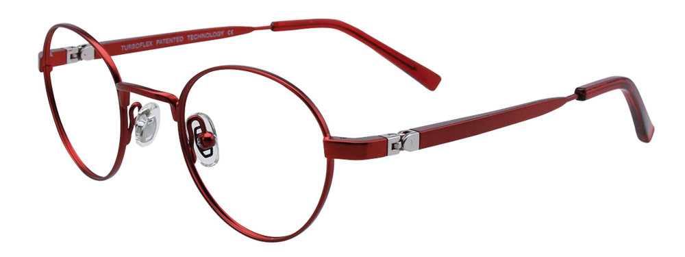 EASYCLIP EC434 Eyeglasses 030 Satin Red 40mm