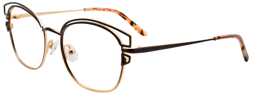 PARADOX P5058 Eyeglasses 015 Matt Gold & Black Gradient 51mm