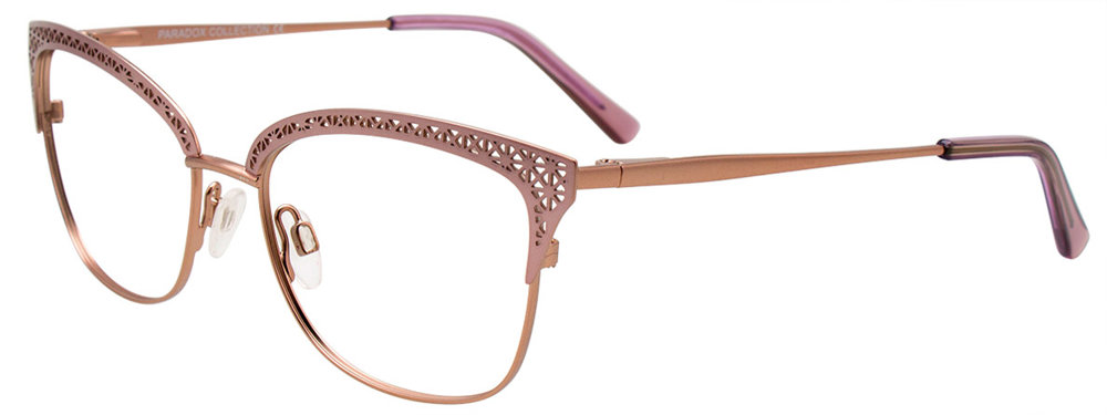 PARADOX P5072 Eyeglasses 030 Satin Light Pink & Rose Gold 51mm