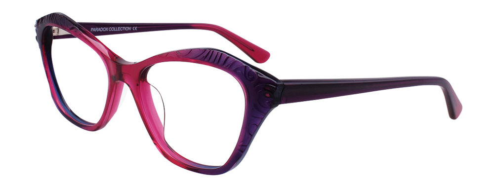 PARADOX P5023 Eyeglasses 080 Purple & Fuchsia 51mm
